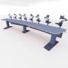 CONSOLA ESTÁTICA DOBLE MODELO SCR ERGO STATIC II - Imagen 2